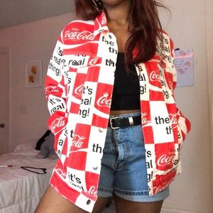 Coca-Cola Printed Denim Jacket